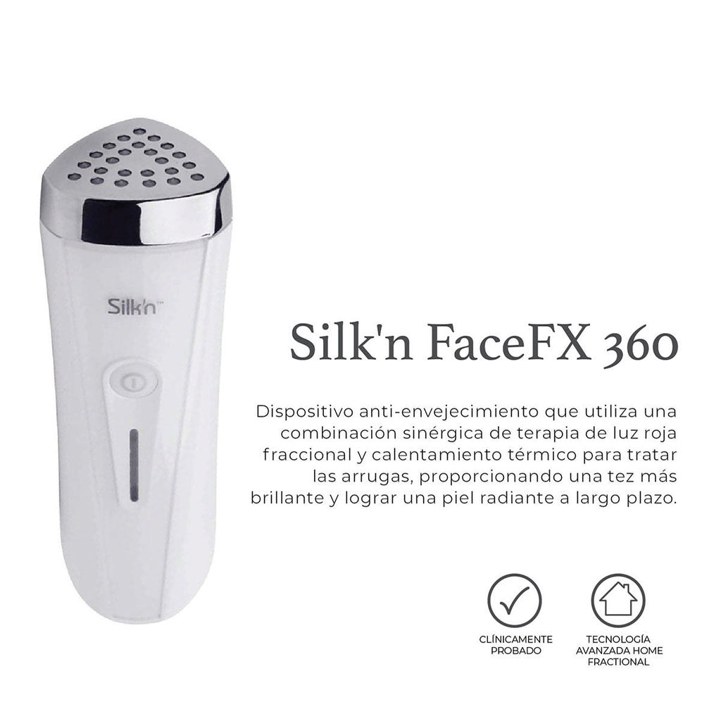 Facefx 360 Silk'n- rejuvenecedor facial - produce de manera natural colageno y elastina- efecto lifting