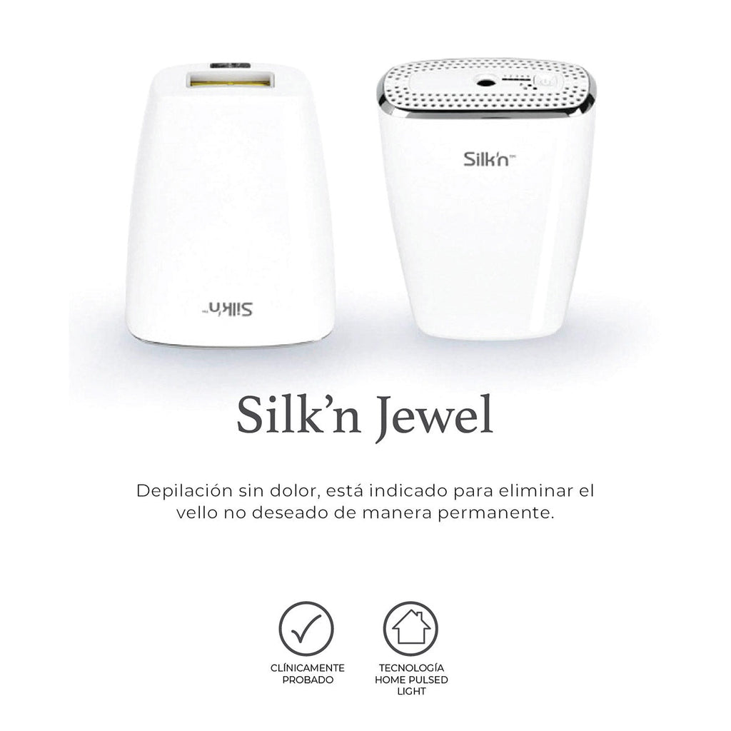 Jewel Silk’n- Depilación permanente y sin dolor - elimina el vello no deseado de manera permanente- depiladora laser