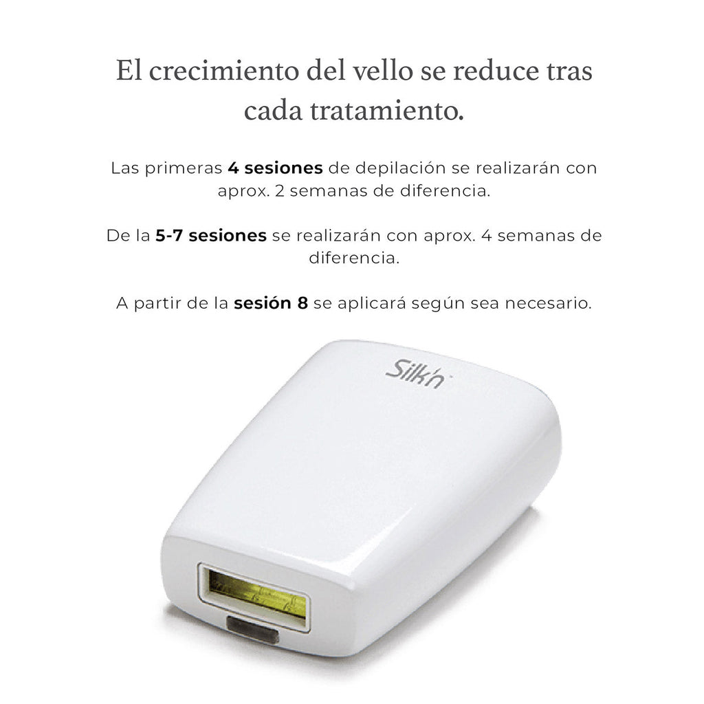 Jewel Silk’n- Depilación permanente y sin dolor- luz pulsada de uso doméstico- depiladora ipl- elimina el vello no deseado -laser diodo