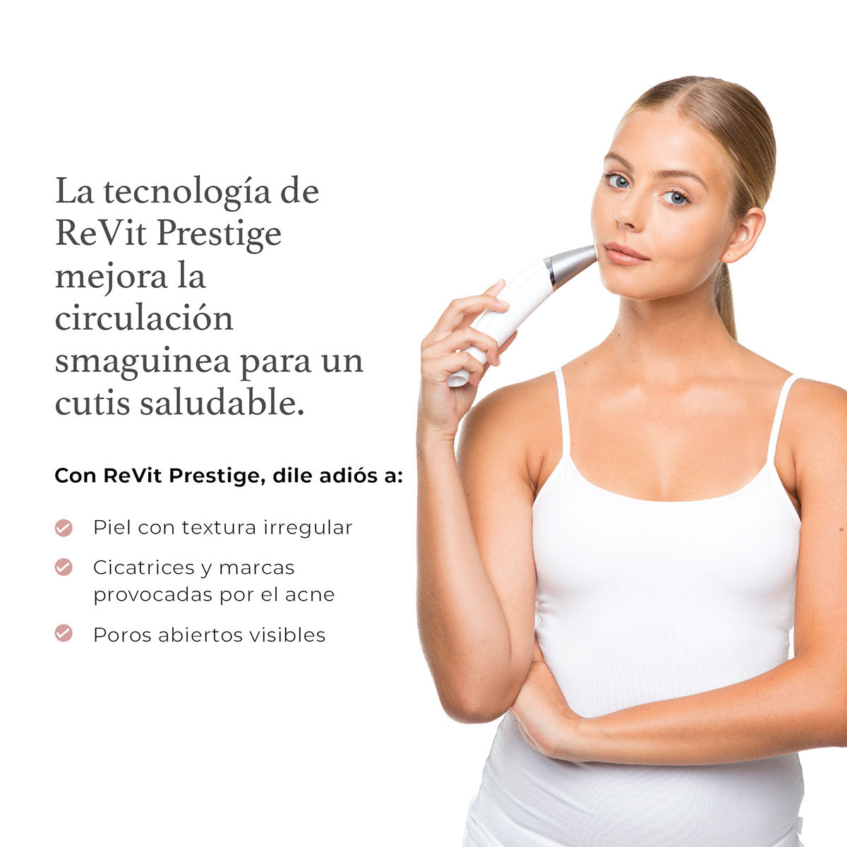 Revit prestige-Silk’n- exfoliante facial y corporal -suaviza las lineas de expression - rejuvenecedor facial