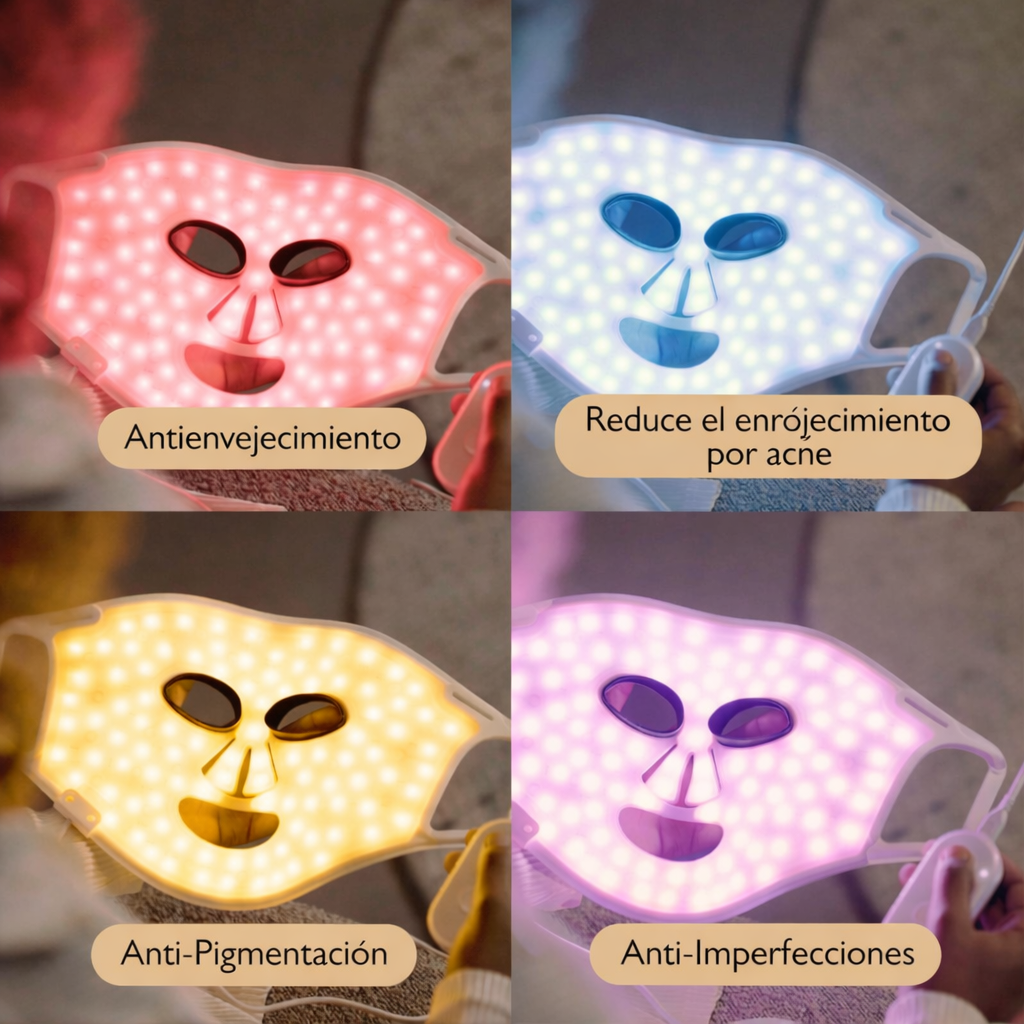 Máscara LED para el Cuello Silk´n - Masaje con luz para un cuello más joven